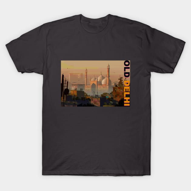 Old Delhi T-Shirt by Naveen S